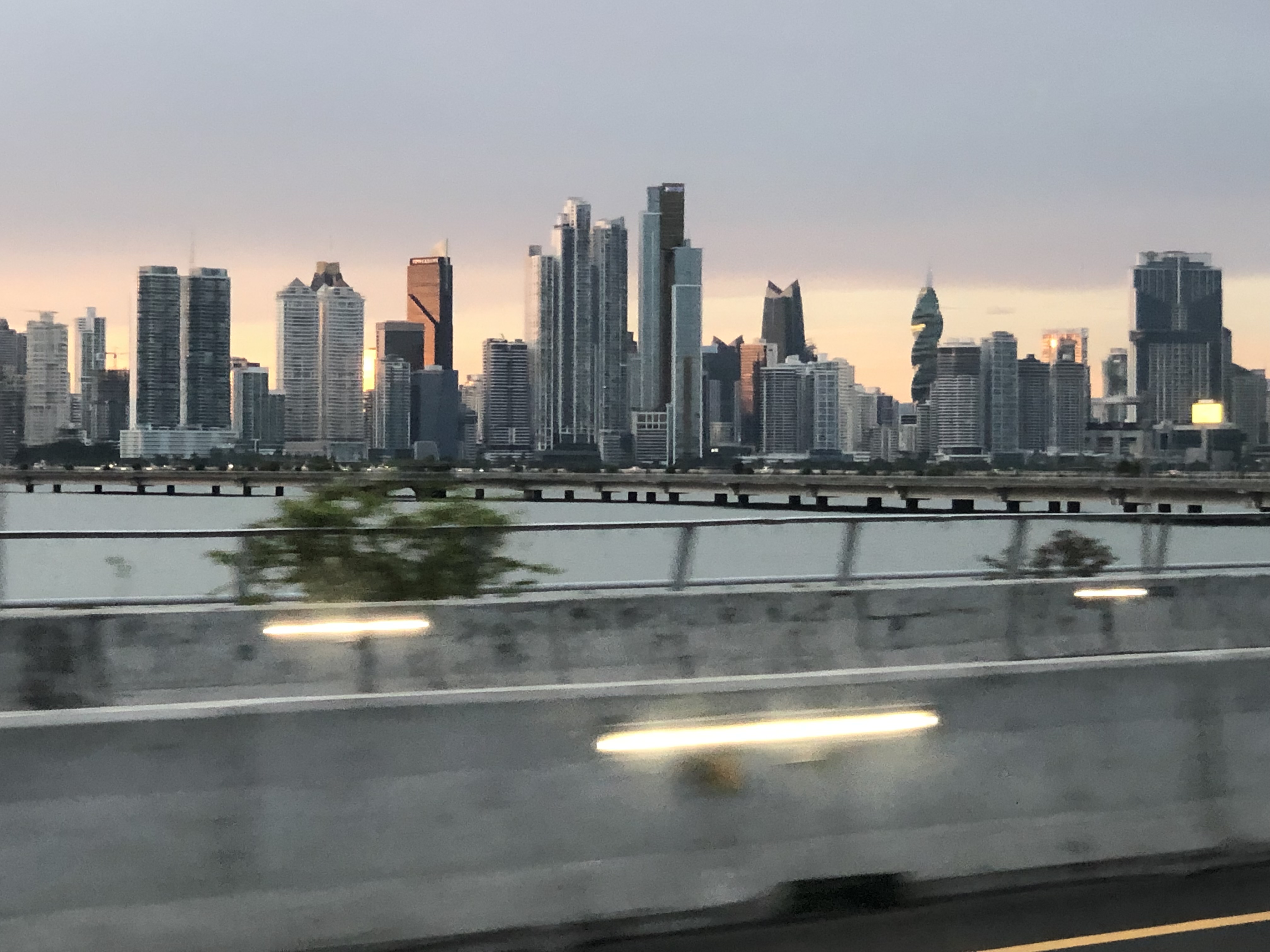 Approaching Casco Viejo at dusk