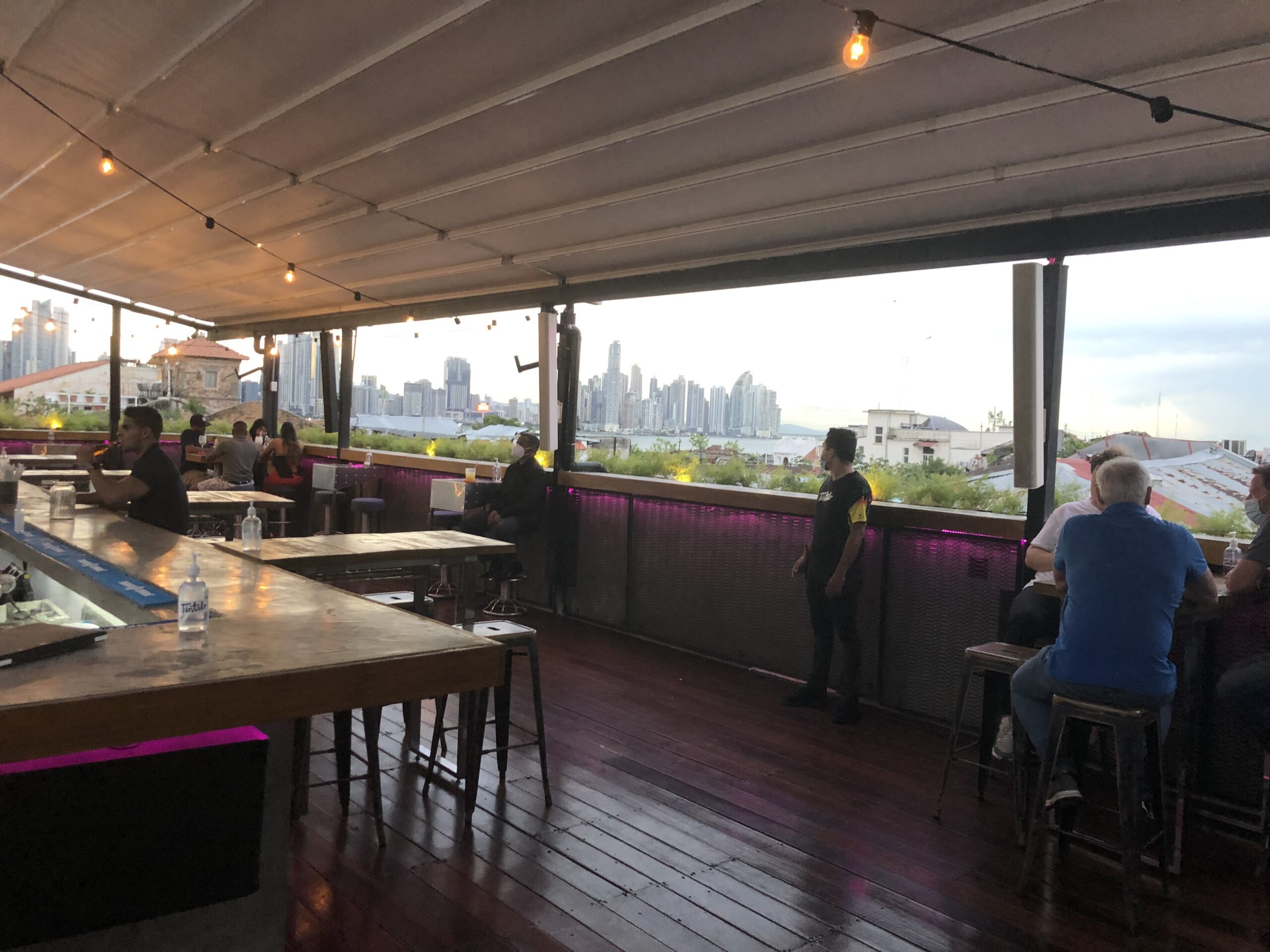 Sama Sky Lounge rooftop