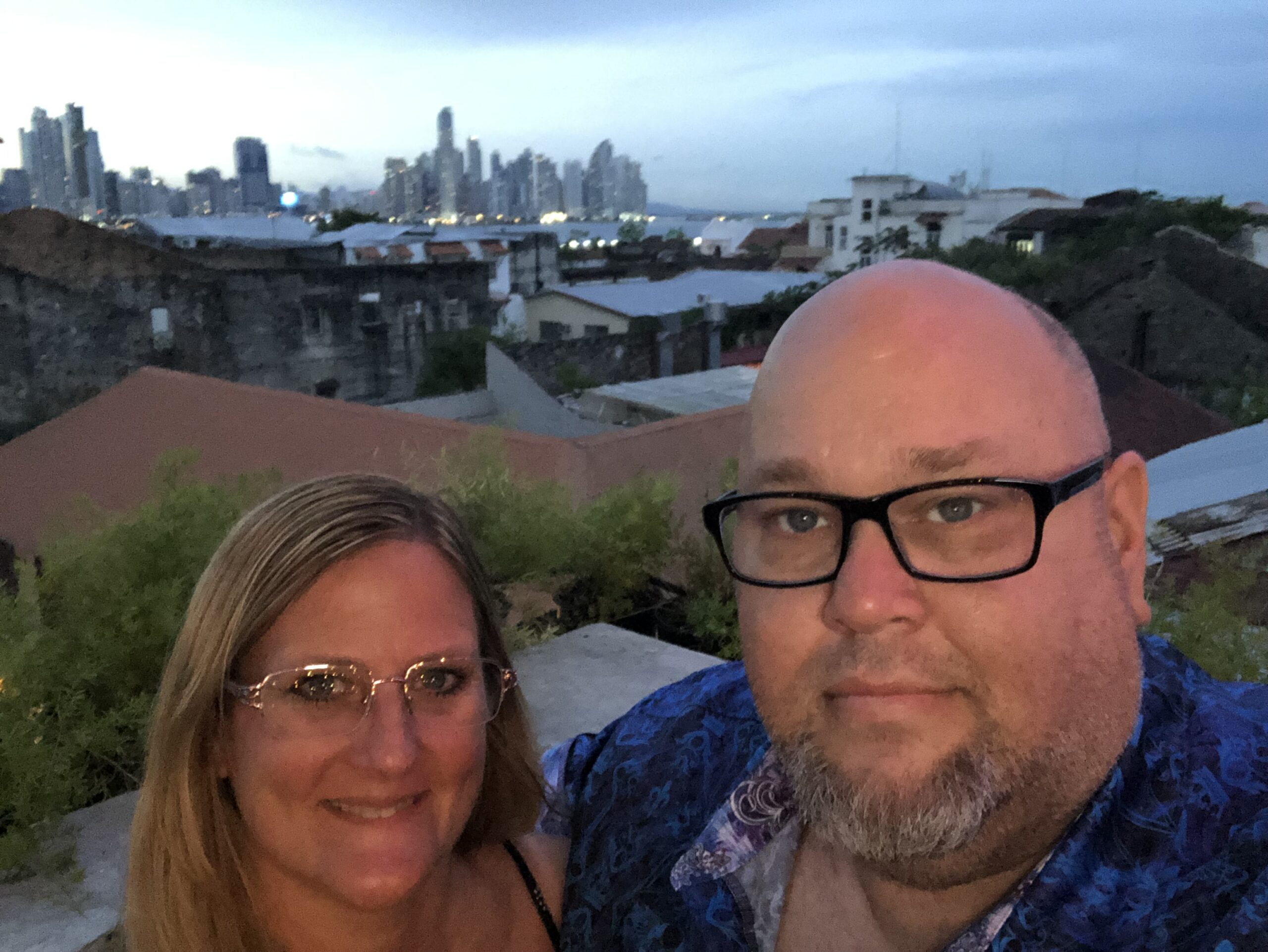 Sama Sky Lounge rooftop evening