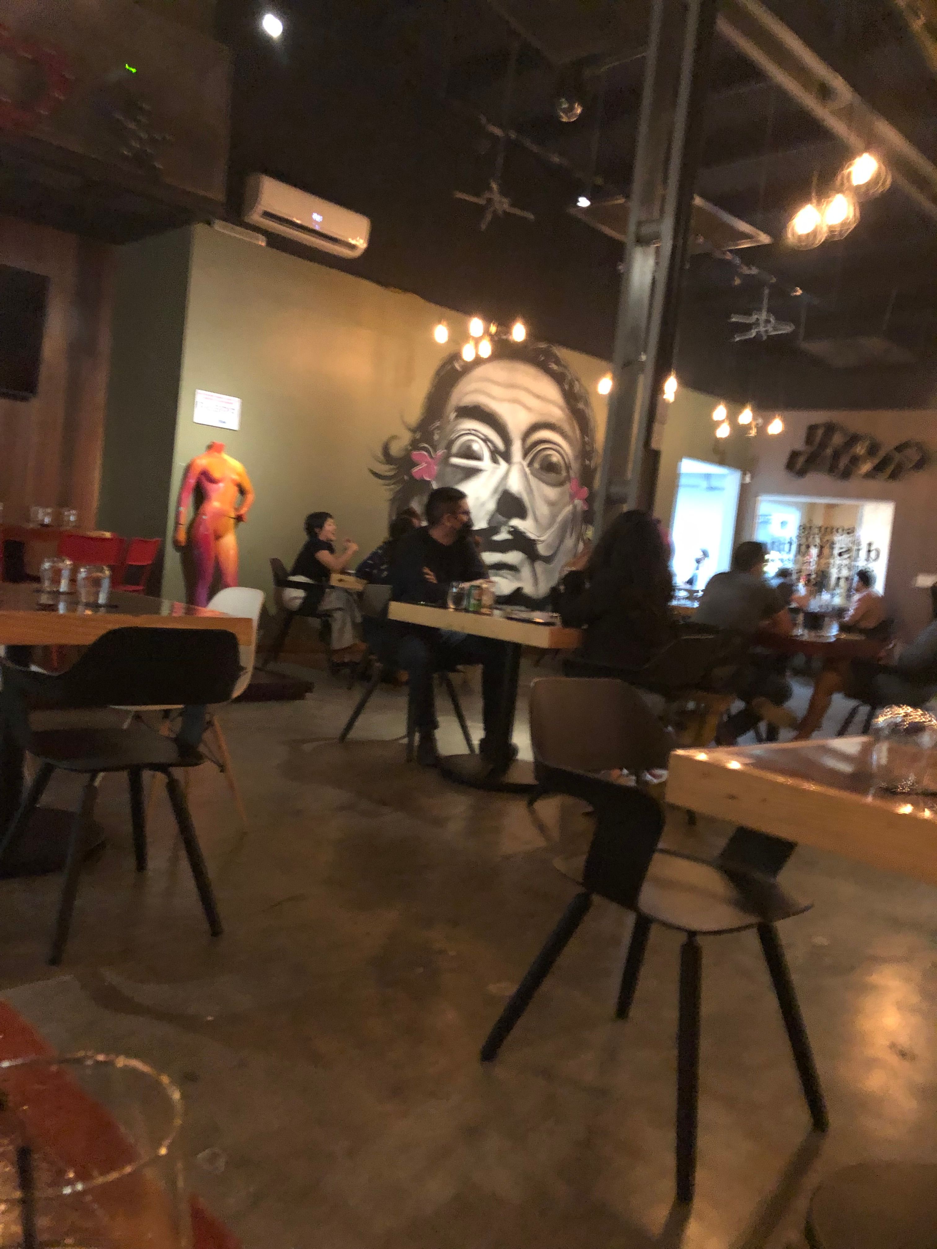 Inside 5inco Comida Urbana, San Francisco neighborhood