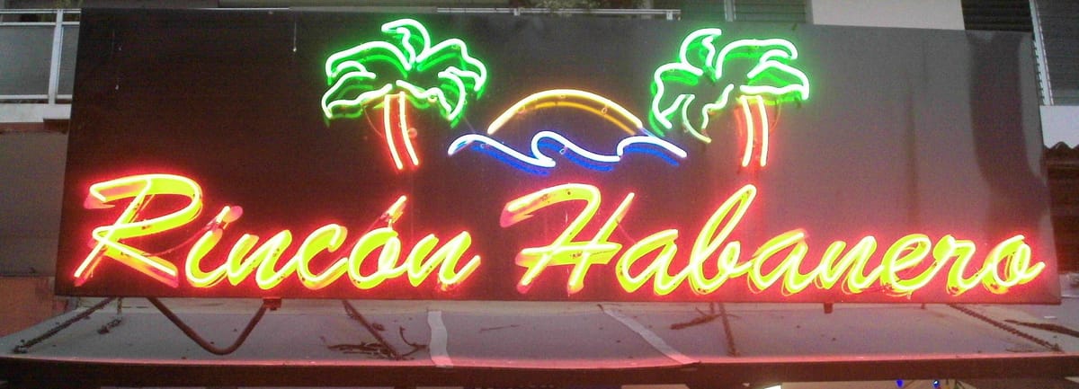 Dinner at El Rincón Habanero, Panama City